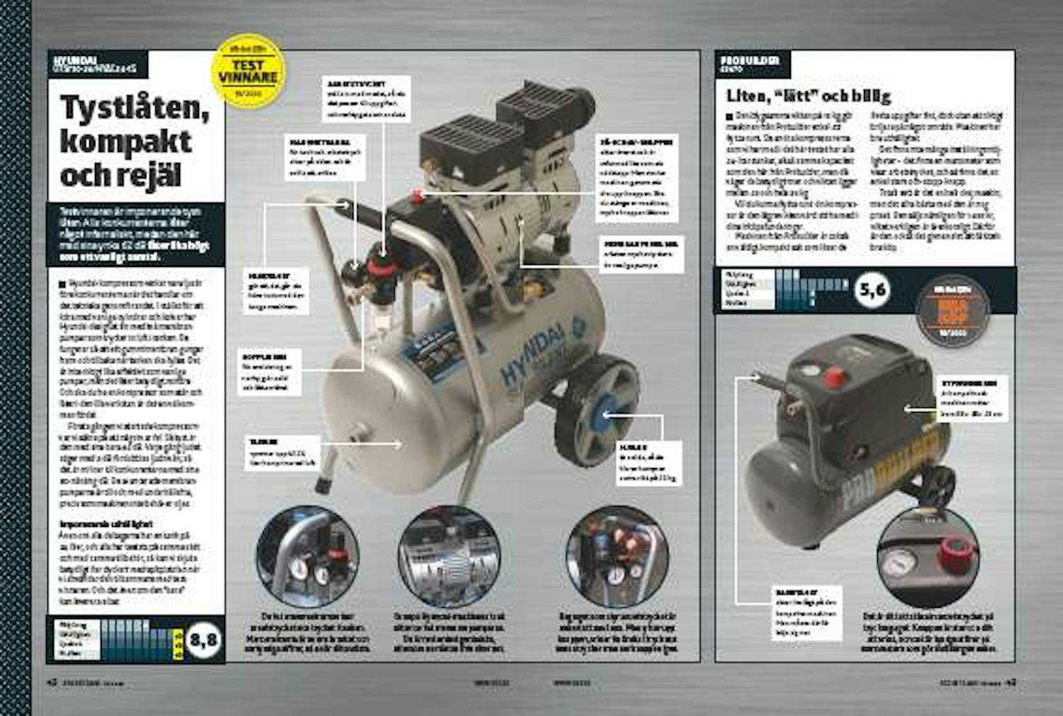 Test kompressor Test kompressor